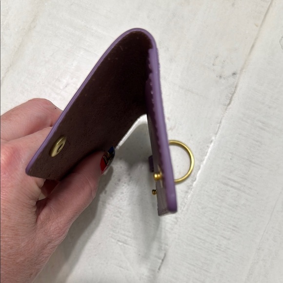 Minor History Purple Card Holder with Gold Details - Picture 4 of 7